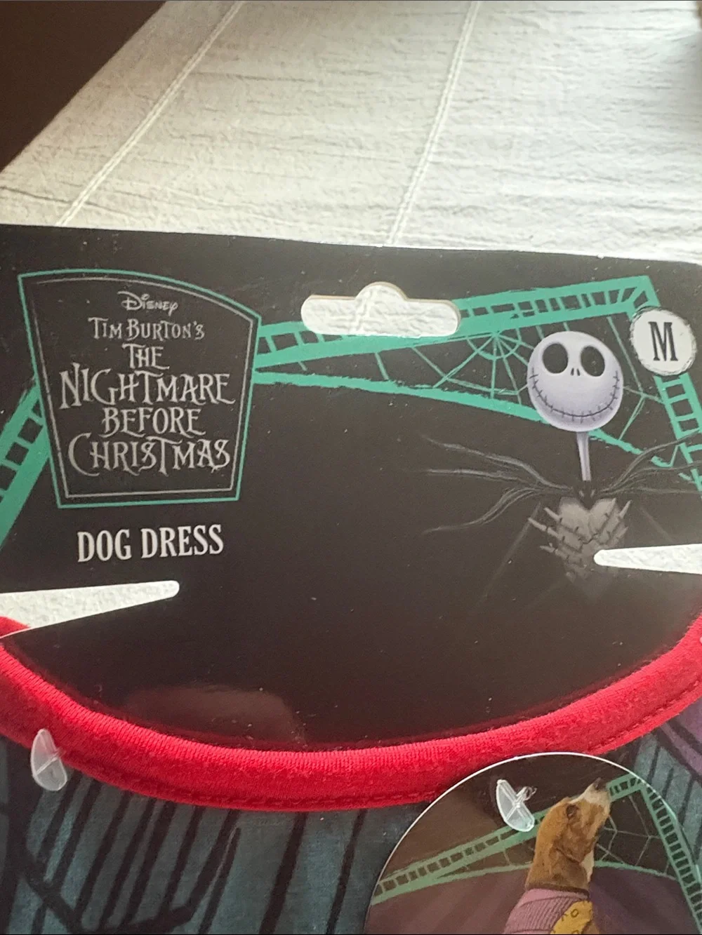 Disney The Nightmare Before Christmas Teal, Yellow & Purple Halloween dog dress
